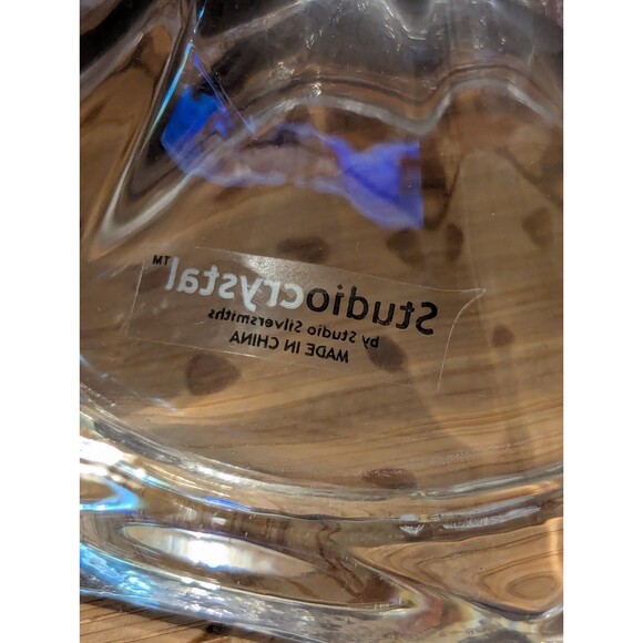 Studio Silversmiths Crystal Candlesticks ~ Candle Holders ~ 10" tall - Picture 3 of 14